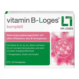 VITAMIN B-LOGES comprimidos completos recubiertos con película, 120 uds