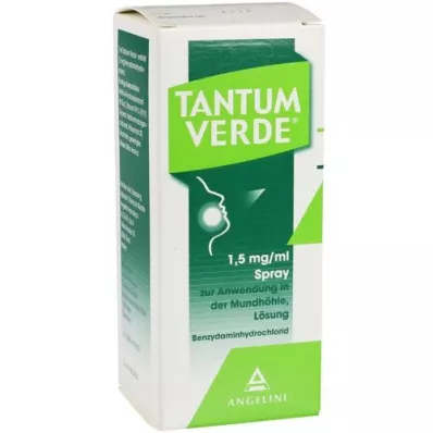 TANTUM VERDE 1,5 mg/ml spray para uso en la cavidad oral, 30 ml