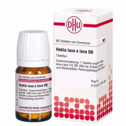 HEKLA lava e lava D 6 pastillas, 80 uds