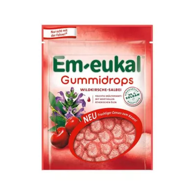 EM-EUKAL Azúcar en gotas de cereza silvestre y salvia, 90 g