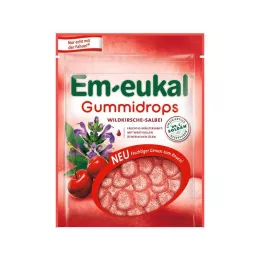 EM-EUKAL Azúcar en gotas de cereza silvestre y salvia, 90 g