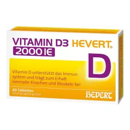 VITAMIN D3 HEVERT 2.000 comprimidos I.U., 60 uds