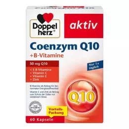 DOPPELHERZ Coenzima Q10+B Vitaminas Cápsulas, 60 Cápsulas