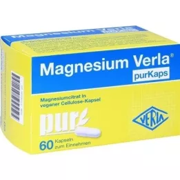 MAGNESIUM VERLA purKaps cápsulas veganas para uso oral, 60 uds