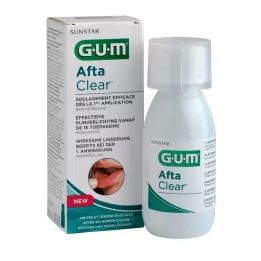 GUM Enjuague bucal Afta Clear, 120 ml