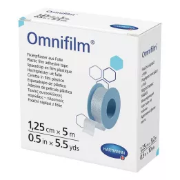 OMNIFILM Lámina de yeso de fijación 1,25 cm x 5 m, 1 ud