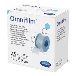 OMNIFILM Lámina de escayola de fijación 2,5 cm x 5 m, 1 ud