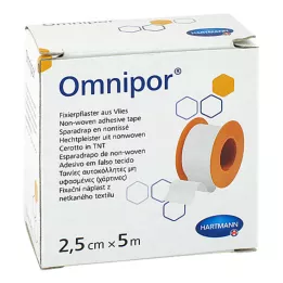 OMNIPOR Vellón de escayola de fijación 2,5 cm x 5 m, 1 ud
