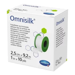 OMNISILK Fijación escayola seda artificial 2,5 cmx9,2 m, 1 ud