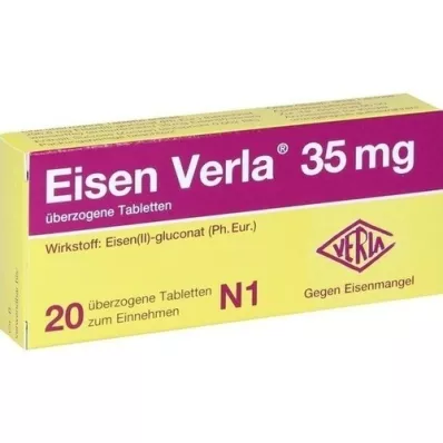 EISEN VERLA 35 mg comprimidos recubiertos, 20 uds