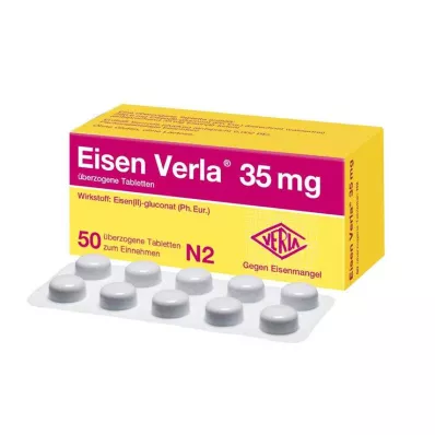 Hierro Verla® 35 mg tabletas recubiertas, 50 st Hierro Verla® 35 mg tabletas recubiertas, 50 st