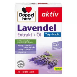 DOPPELHERZ Comprimidos de extracto+aceite de lavanda, 30 uds