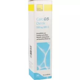 CALCI D3-Denk 1.000 mg/880 U.I. Comprimidos efervescentes, 20 uds