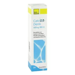 CALCI D3-Denk 1.000 mg/880 U.I. Comprimidos efervescentes, 20 uds