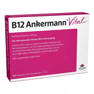 B12 ANKERMANN Comprimidos vitales, 50 uds