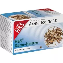 H&amp;S Bolsa de filtro de té curativo intestinal, 20X2,0 g