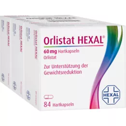 ORLISTAT HEXAL 60 mg cápsulas duras, 3X84 uds