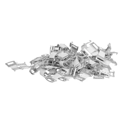 VERBANDKLAMMERN blanco, 100 uds