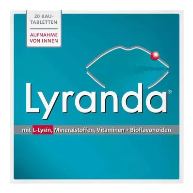 Tabletas masticables Lyranda, 20 piezas