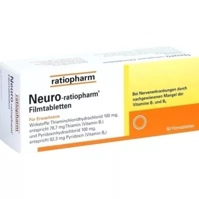 NEURO-RATIOPHARM Comprimidos recubiertos, 50 unidades