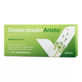 DESLORATADIN Aristo 5 mg comprimidos recubiertos con película, 50 uds