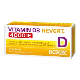 VITAMIN D3 HEVERT 4.000 comprimidos I.U., 60 uds