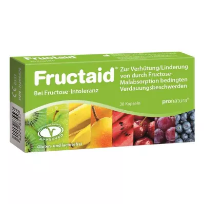 Cápsulas de fructaid, 30 piezas