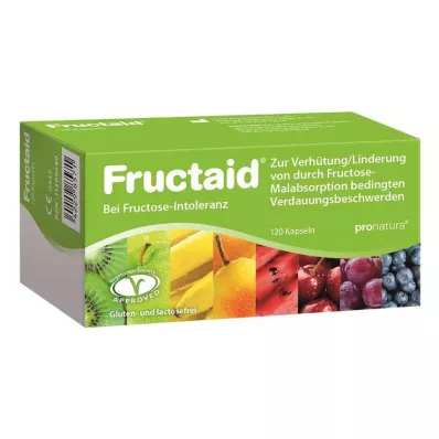 Cápsulas de fructaid, 120 piezas