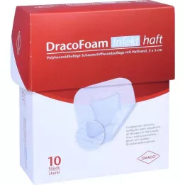DRACOFOAM Infekt haft Schaumst.Wundauf.5x5 cm, 10 pcs