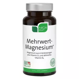 NICAPUR Cápsulas de magnesio de valor añadido, 60 uds