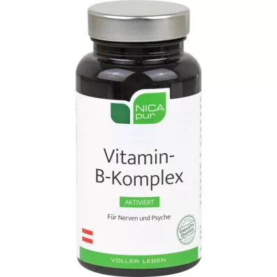 NICAPUR Cápsulas activadas de complejo vitamínico B, 60 uds