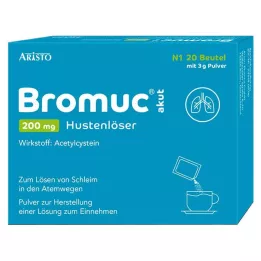 BROMUC expectorante agudo para la tos 200 mg Plv.z.H.e.L.z.Einn., 20 uds
