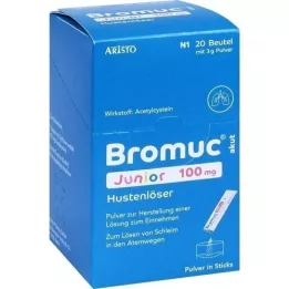 BROMUC akut Junior 100 mg expectorante para la tos P.H.e.L.z.E., 20 uds
