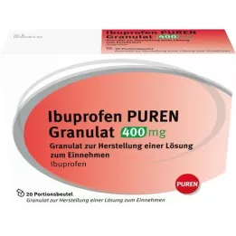 IBUPROFEN PUREN Gránulos 400 mg para la preparación de una solución para administración, 20 uds