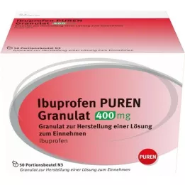 IBUPROFEN PUREN Gránulos 400 mg para la preparación de una solución para administración, 50 uds