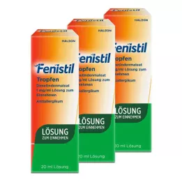 FENISTIL Gotas, 3X20 ml