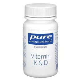 PURE ENCAPSULATIONS Vitamina K &amp; D cápsulas, 60 uds