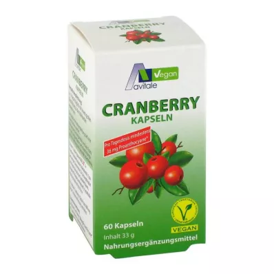 CRANBERRY VEGAN Cápsulas 400 mg, 60 uds
