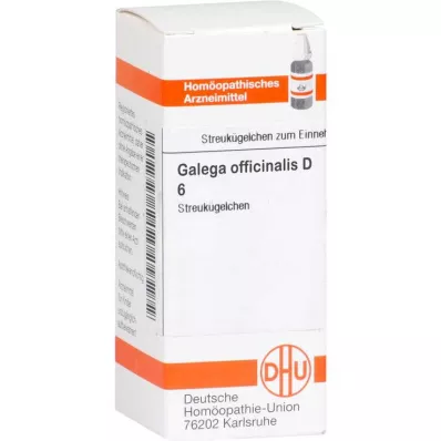 GALEGA officinalis D 6 glóbulos, 10 g