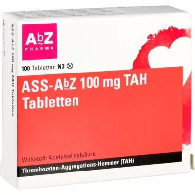 ASS AbZ 100 mg TAH comprimidos, 100 unidades