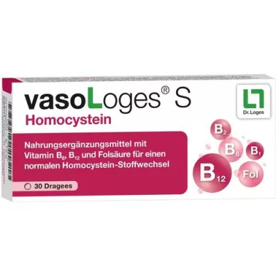 VASOLOGES S Homocisteína comprimidos recubiertos, 30 uds