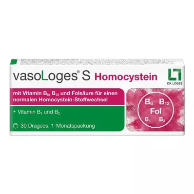 VASOLOGES S Homocisteína comprimidos recubiertos, 30 uds VASOLOGES S Homocisteína comprimidos recubiertos, 30 uds