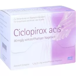 CICLOPIROX acis 80 mg/g laca de uñas que contiene sustancia activa, 6 g