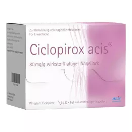 CICLOPIROX acis 80 mg/g laca de uñas que contiene sustancia activa, 6 g