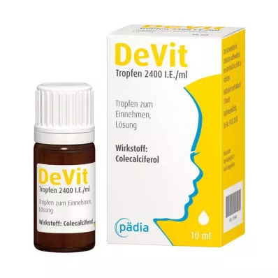 Devit 2400 UI / ml gotas orales, 10 ml