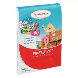 PIRATOPLAST Tiras de escayola para niñas 3 tamaños, 16 unidades