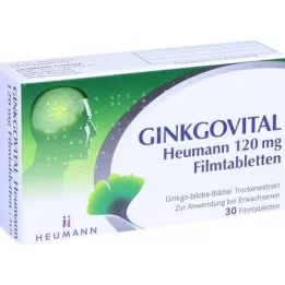 GINKGOVITAL Heumann 120 mg comprimidos recubiertos con película, 30 uds