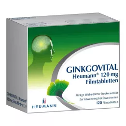 GINKGOVITAL Heumann 120 mg comprimidos recubiertos con película, 120 piezas
