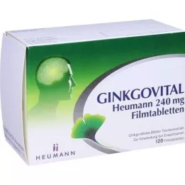 GINKGOVITAL Heumann 240 mg comprimidos recubiertos con película, 120 uds