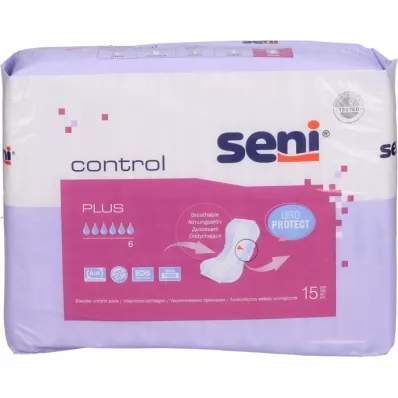 SENI Almohadilla de incontinencia Control plus, 15 uds